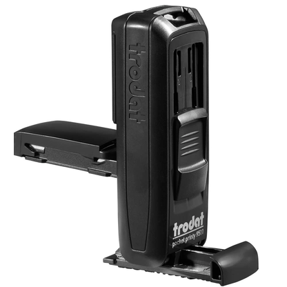 Artikelbild 2 für trodat Textstempel, individualisierbar Pocket Printy 9511 selbstfärbend schwarz Logo möglich, 1 St. - Direkt online personalisieren, Artikelnummer 640468