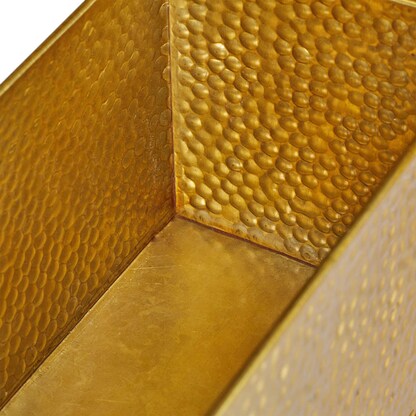 Artikelbild 4 für relaxdays Blumenkasten Metall gold rechteckig 40,0 x 13,5 cm, 1 St., Artikelnummer 450423