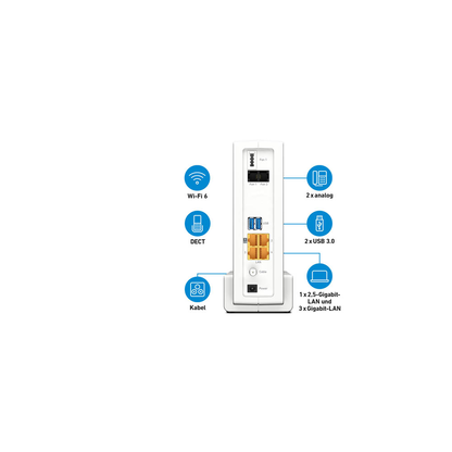 Artikelbild 4 für FRITZ! FRITZ!Box 6690 Cable WLAN-Router, 1 St., Artikelnummer 675011