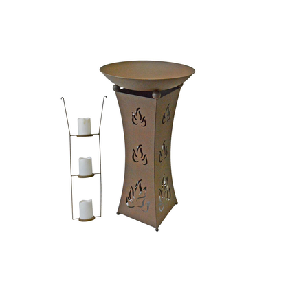 Artikelbild 2 für Garden Pleasure Pflanzkübel Metall braun rechteckig 47,5 x 93,0 cm, 1 St., Artikelnummer 285096