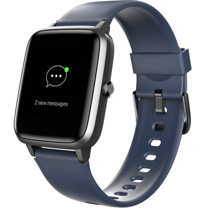 hama Fit Watch 4900 Smartwatch blau, schwarz office discount