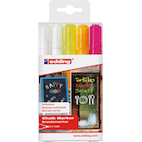 Artikelbild 1 für edding 4095 Kreidemarker farbsortiert 2,0 - 3,0 mm, 5 St., Artikelnummer 751554