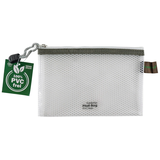 Artikelbild 1 für FolderSys Reißverschlussbeutel DIN A6 transparent/taupe 0,15 mm, 1 St., Artikelnummer 101883