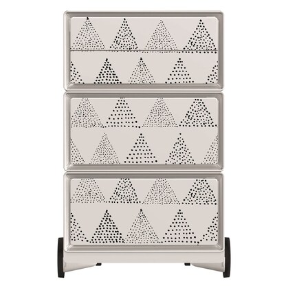 Artikelbild 3 für PAPERFLOW easyBox Black & White Rollcontainer weiß, schwarz 60555 4 Auszüge 39,0 x 43,6 x 64,2 cm, Artikelnummer 214399