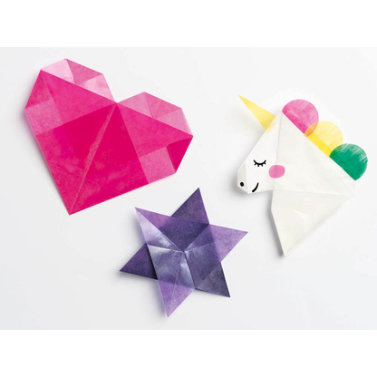 Artikelbild 6 für folia Faltblätter transparent 15 x 15 cm mehrfarbig 500 Blatt, Artikelnummer 263787