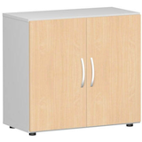 Artikelbild 1 für geramöbel Aktenschrank Flex, S-382100-BL hellgrau, buche 1 Fachboden 80,0 x 42,0 x 75,2 cm, Artikelnummer 876639