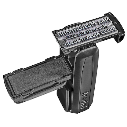 Artikelbild 5 für trodat Textstempel, individualisierbar Pocket Printy 9511 selbstfärbend schwarz Logo möglich, 1 St. - Direkt online personalisieren, Artikelnummer 640468