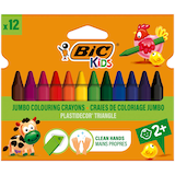 Artikelbild 1 für BIC Kids Plastidecor Triangle Wachsmalstifte farbsortiert, 12 St., Artikelnummer 918957