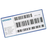 Artikelbild 1 für EICHNER Etikettentaschen blau 22,0 x 10,5 cm, 10 St., Artikelnummer 703909