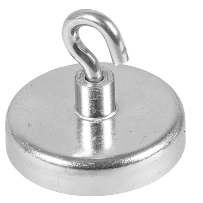 Artikelbild für EICHNER Magnethaken silber, Metall Ø 3,6 x 1,7 cm, 5 St., Artikelnummer 703508