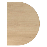 Artikelbild 1 für HAMMERBACHER Anbautisch höhenverstellbar QA60 eiche, silber halbrund 60,0 x 80,0 x 65,5 - 82,5 cm, Artikelnummer 859761