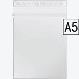Artikelbild 1 für VELOFLEX Sichttaschen DIN A5 glasklar glatt 0,14 mm, 100 St., Artikelnummer 751451