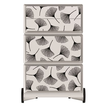 Artikelbild 3 für PAPERFLOW easyBox Black & White Rollcontainer weiß, schwarz 62439 4 Auszüge 39,0 x 43,6 x 64,2 cm, Artikelnummer 214769