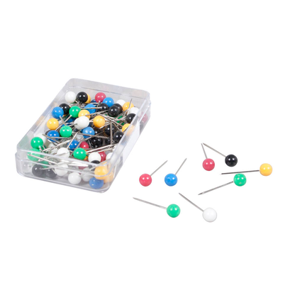 Artikelbild für office discount Pinnnadeln farbsortiert, 100 St., Artikelnummer 620872