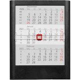 Artikelbild 1 für Tischkalender Einsteckkalender 2026/2027 schwarz, 1 St., Artikelnummer 547863