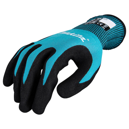 Artikelbild 13 für makita unisex Arbeitshandschuhe Nitril blau Größe 9, 1 Paar, Artikelnummer 634653