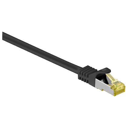 Artikelbild für goobay RJ-45 Netzwerkkabel 3,0 m schwarz bis zu 10,00 Gbit/Sek. bis zu 500 MHz, 1 St., Artikelnummer 133443