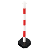 Artikelbild 1 für Absperrpfosten weiß/rot, 1 St., Artikelnummer 261507