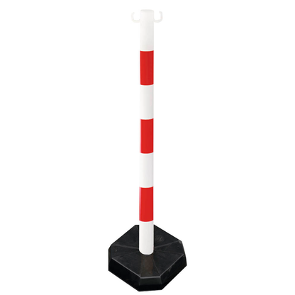Artikelbild für Absperrpfosten weiß/rot, 1 St., Artikelnummer 261507