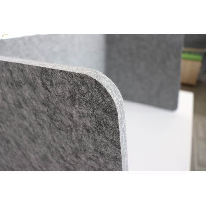 Artikelbild 7 für HAMMERBACHER Akustik-Tischtrennwand, grau 174,0 x 60,5 cm, 1 St., Artikelnummer 743181