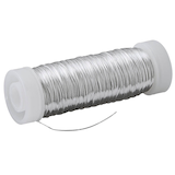 Artikelbild 1 für Rayher Silberdraht mit Kupferkern Basteldraht silber 0,25 Ø mm 100,0 m 1 Rolle, Artikelnummer 918040