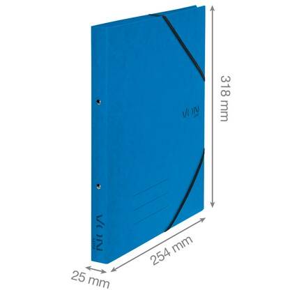 Artikelbild 4 für VON LEITZ Ringbuch 2-Ringe blau 2,5 cm DIN A4, 1 St., Artikelnummer 635307