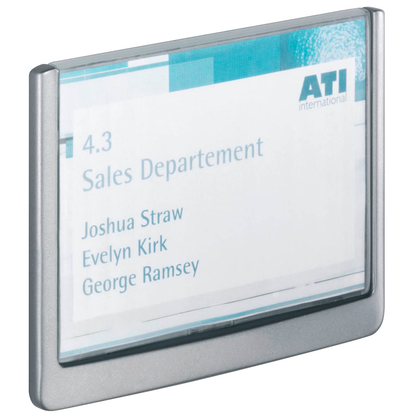 Artikelbild 5 für DURABLE Türschild CLICK SIGN Kunststoff grau 14,9 x10,55 cm, 1 St., Artikelnummer 141549