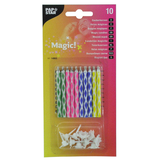 Artikelbild 1 für PAPSTAR Geburtstagskerzen Magisch mehrfarbig, 10 St., Artikelnummer 683104