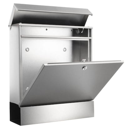 Artikelbild 6 für BURG WÄCHTER Briefkasten SEATTLE 3848 42010 silber mit Zeitungsfach, Artikelnummer 114757