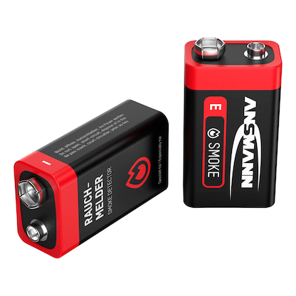 Artikelbild 2 für ANSMANN Batterien 6LR61 Alkali-Mangan E-Block 9,0 V, 2 St., Artikelnummer 401733