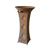 Artikelbild 1 für Garden Pleasure Pflanzkübel Metall braun rechteckig 47,5 x 93,0 cm, 1 St., Artikelnummer 285096