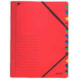 Artikelbild 1 für LEITZ Ordnungsmappe 3912 12 Fächer rot, 1 St., Artikelnummer 322913