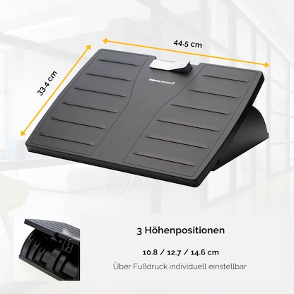 Artikelbild 2 für Fellowes Fußstütze Office Suites™ Microban® schwarz Kunststoff, Artikelnummer 686917