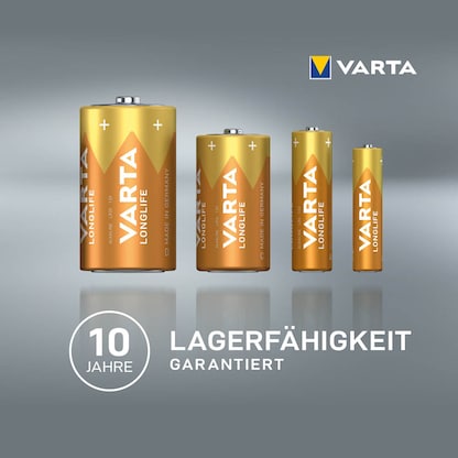 Artikelbild 6 für VARTA Batterien LONGLIFE Alkali-Mangan Baby C 1,5 V, 6 St., Artikelnummer 964148