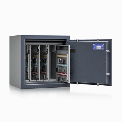 Artikelbild für ISS safe4key Schlüsseltresor grau mit 144 Haken, Elektronikschloss, 50,0 x 42,0 x 50,0 cm, 1 St., Artikelnummer 849824