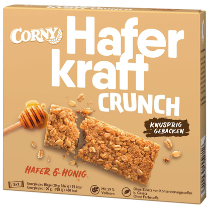 Artikelbild für CORNY Haferkraft Crunch Müsliriegel 6 Riegel, Artikelnummer 171970