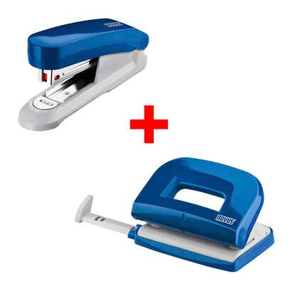 Artikelbild für novus Locher und Heftgeräte Set E210/E15 blau, Artikelnummer 158749