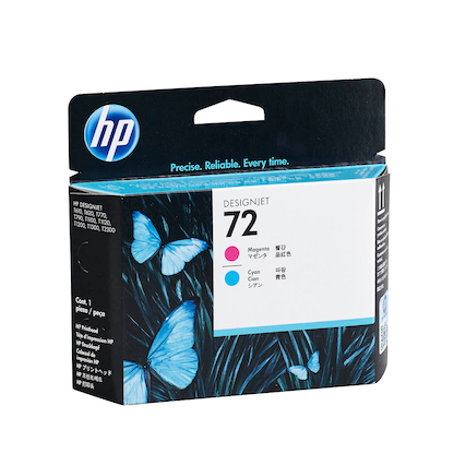 Artikelbild 2 für HP 72(C9383A) magenta, cyan Druckkopf, Artikelnummer 270256