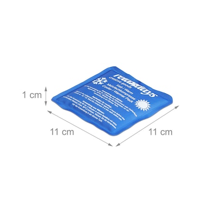 Artikelbild 2 für relaxdays Kühlpads 10045232_0 blau 11,0 x 11,0 cm, 8 St., Artikelnummer 140669