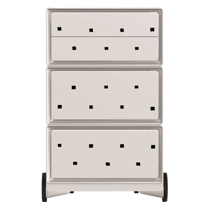 Artikelbild 3 für PAPERFLOW easyBox Black & White Rollcontainer weiß, schwarz 60507 4 Auszüge 39,0 x 43,6 x 64,2 cm, Artikelnummer 215378