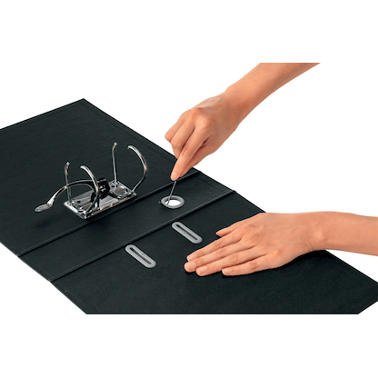 Artikelbild 8 für LEITZ recycle 1018 Ordner schwarz Karton 8,0 cm DIN A4, 1 St., Artikelnummer 304432