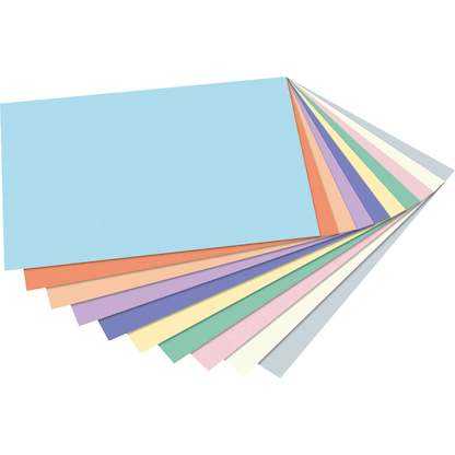Artikelbild 2 für folia Tonpapier Pastell farbsortiert 130 g/qm 100 Blatt, Artikelnummer 479273