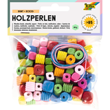 Artikelbild 1 für folia Perlen-Set Bunt eckig farbsortiert 85 St., Artikelnummer 962675