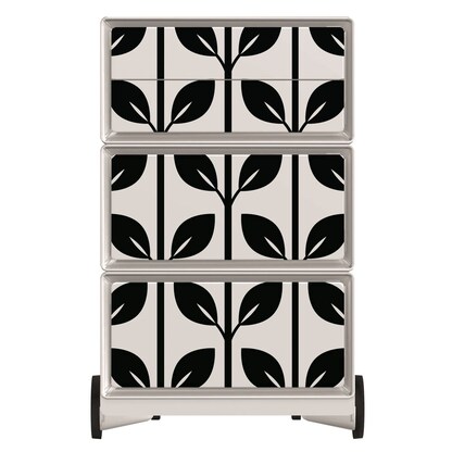 Artikelbild 3 für PAPERFLOW easyBox Black & White Rollcontainer weiß, schwarz 60587 4 Auszüge 39,0 x 43,6 x 64,2 cm, Artikelnummer 215036