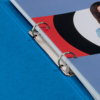 Artikelbild 10 für VON LEITZ Ringbuch 2-Ringe blau 2,5 cm DIN A4, 1 St., Artikelnummer 635307