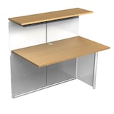 Artikelbild 1 für Kerkmann Anbautheke Genua gerade, buche, silber 116,0 x 70,0 x 115,0 cm, Artikelnummer 668582