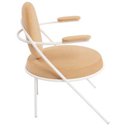 Artikelbild 2 für meet powered by PAPERFLOW Sessel SATURNE elfenbein weiß Kunstleder 70,0 x 73,0 x 88,0 cm, 1 St., Artikelnummer 231627