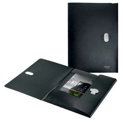 Artikelbild für LEITZ Sammelmappe recycle 4622 DIN A4 schwarz, 1 St., Artikelnummer 304503