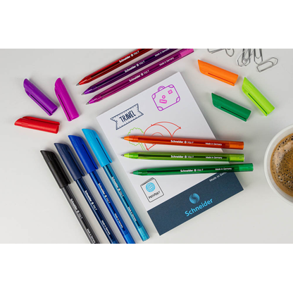 Artikelbild 11 für Schneider Kugelschreiber Vizz M farbsortiert, Schreibfarbe: farbsortiert, 10 St., Artikelnummer 325041