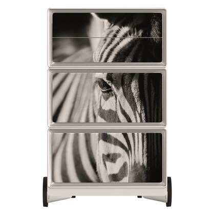 Artikelbild 3 für PAPERFLOW easyBox Black & White Rollcontainer weiß, schwarz 61265 4 Auszüge 39,0 x 43,6 x 64,2 cm, Artikelnummer 215048